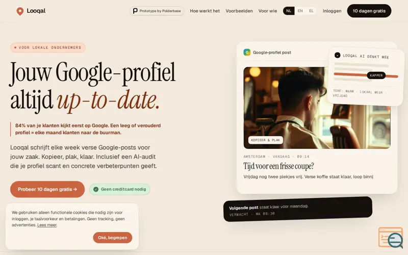 Screenshot of Looqal