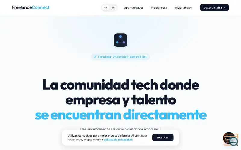 Screenshot of FreelanceConnect