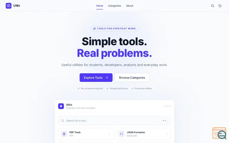 Screenshot of Utilix