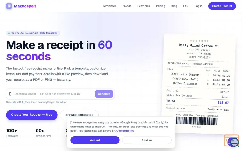 Screenshot of Makecepeit