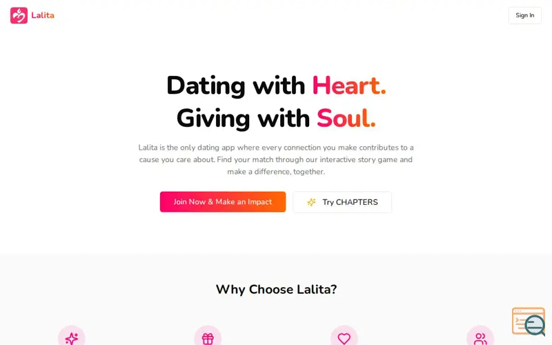 Screenshot of Lalita