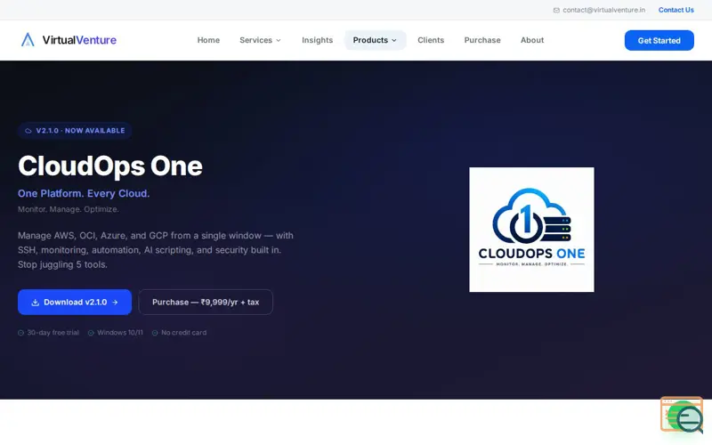 Screenshot of Cloudops-one