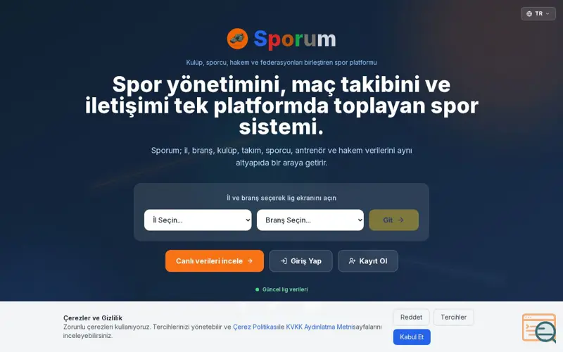 Screenshot of Sporum