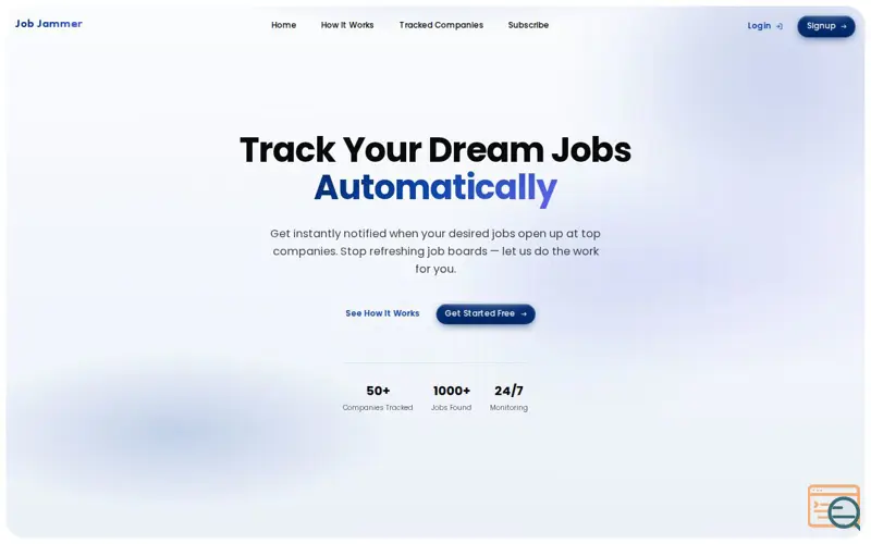 Screenshot of Job Jammer
