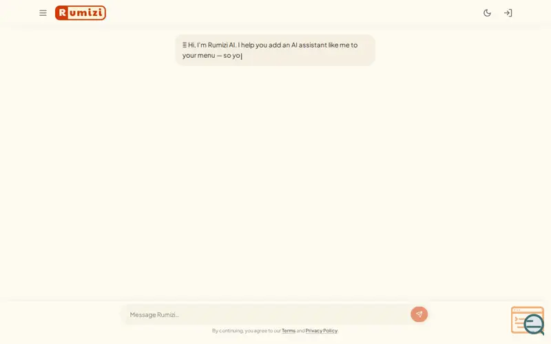 Screenshot of Rumizi