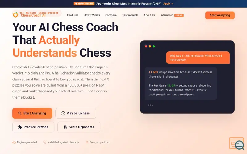Screenshot of Chess Masti