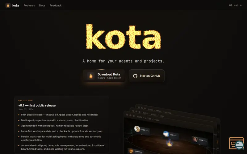 Screenshot of Kota