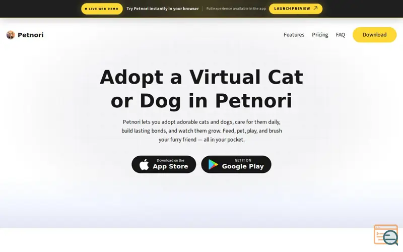 Screenshot of Petnori