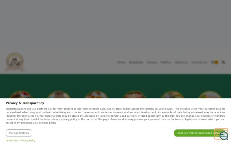 Screenshot of Toddler Taste