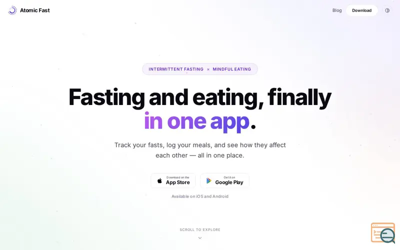 Screenshot of Atomic Fast