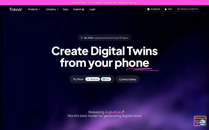 Screenshot of Travvir AI