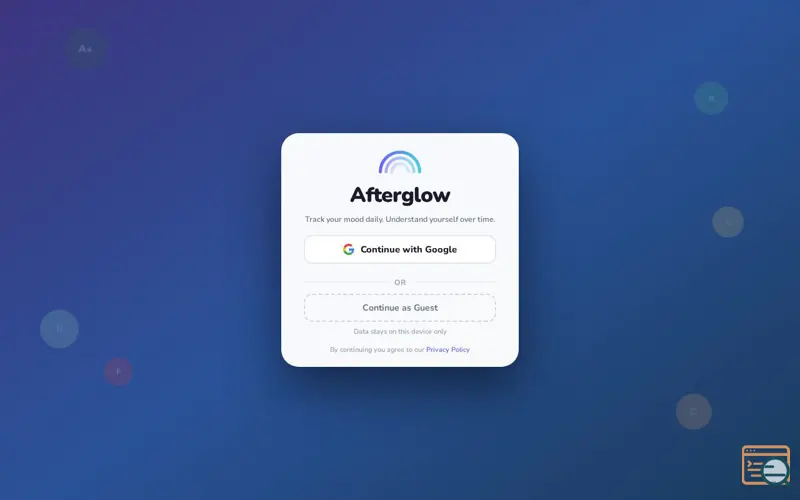 Screenshot of Afterglow 