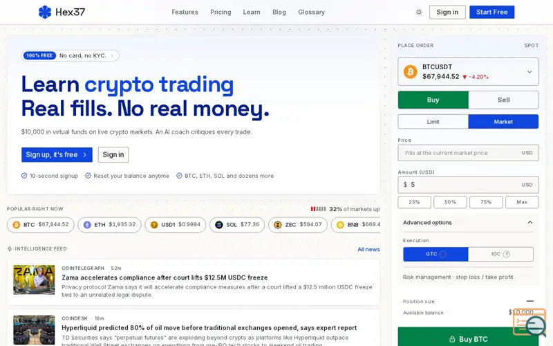 Screenshot of Hex37
