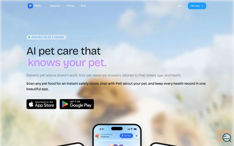 Screenshot of Petio