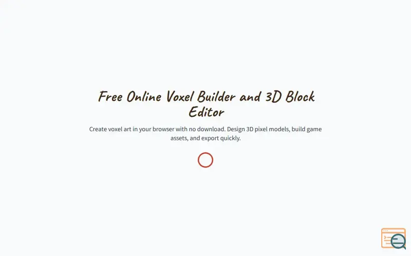 Screenshot of VoxelDraft