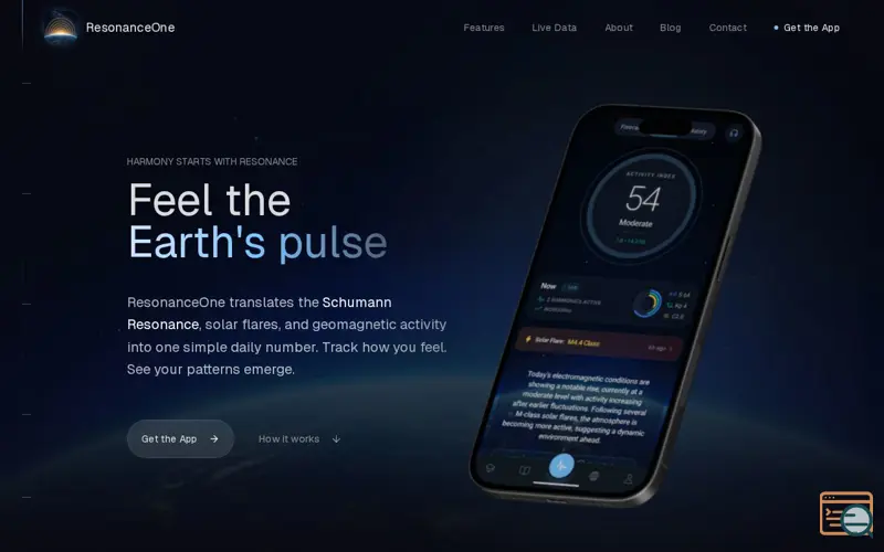 Screenshot of ResonanceOne