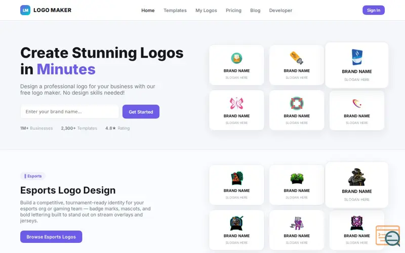 Screenshot of Logo Maker — Create Stunning Logos