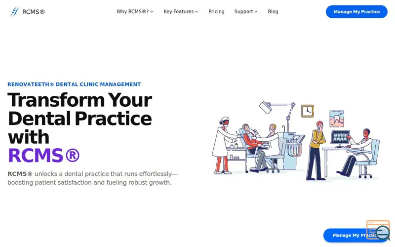 Screenshot of RCMS® - Smart Dental Clinic Management
