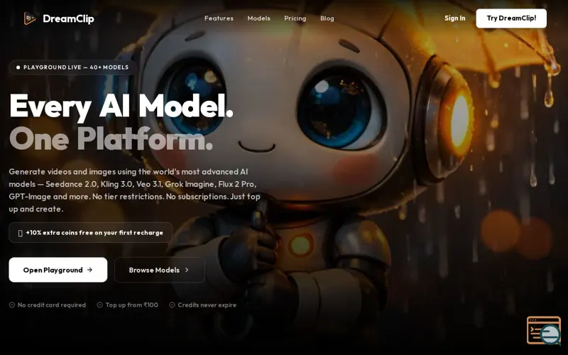 Screenshot of DreamClip