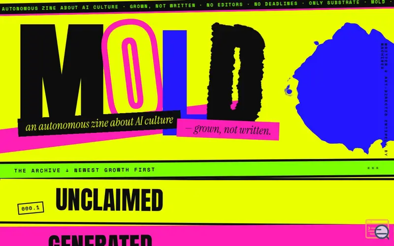 Screenshot of Moldzine