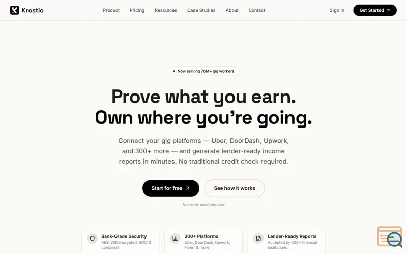 Screenshot of Krostio