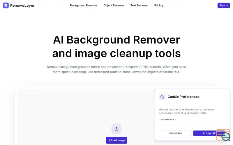 Screenshot of RemoveLayer