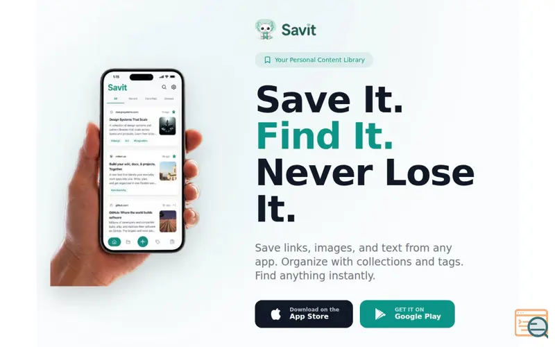 Screenshot of Savit