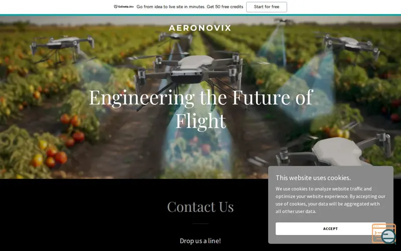 Screenshot of Aeronovix