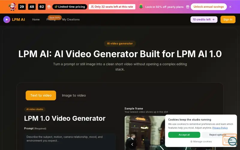 Screenshot of LPM 1.0