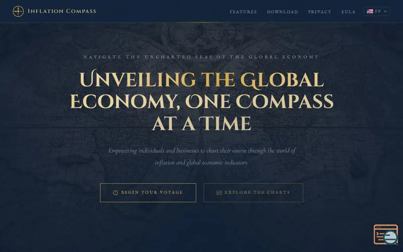 Screenshot of Inflation Compass