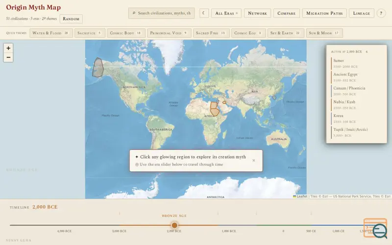 Screenshot of Originmap