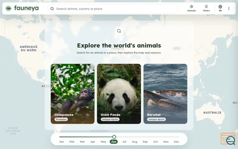 Screenshot of Fauneya