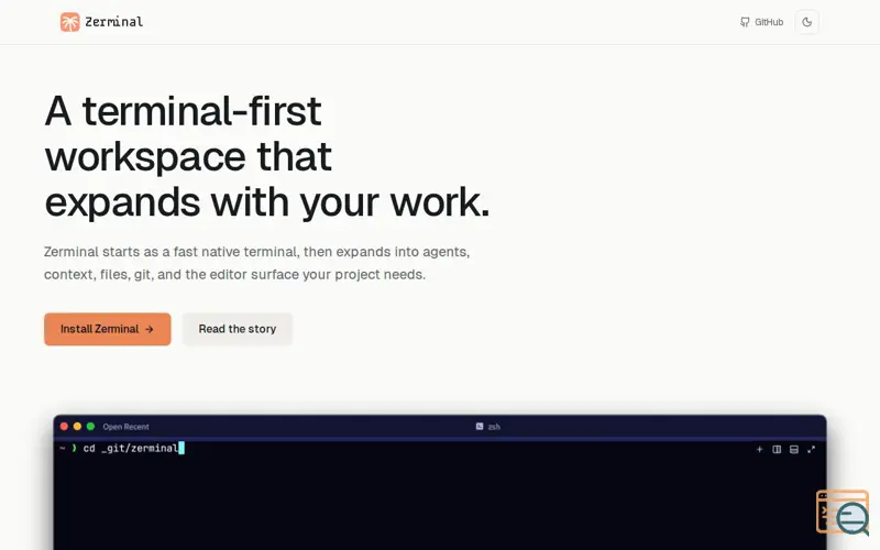 Screenshot of Zerminal