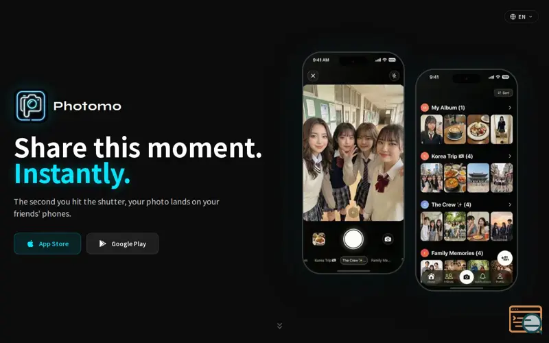 Screenshot of Photomo