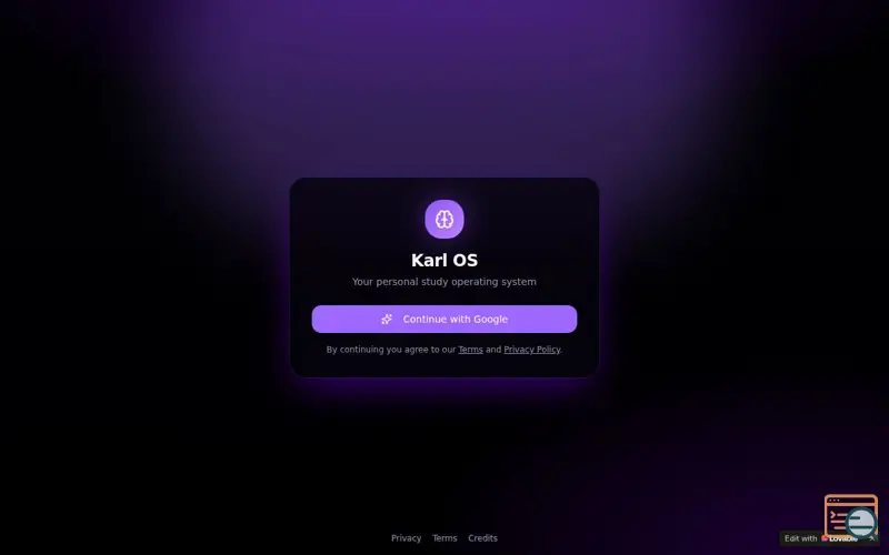 Screenshot of Karl OS