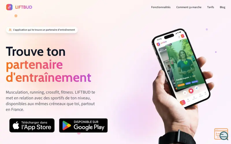 Screenshot of LIFTBUD