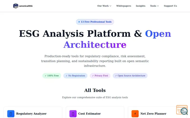 Screenshot of Canonical ESG Reference Architecture