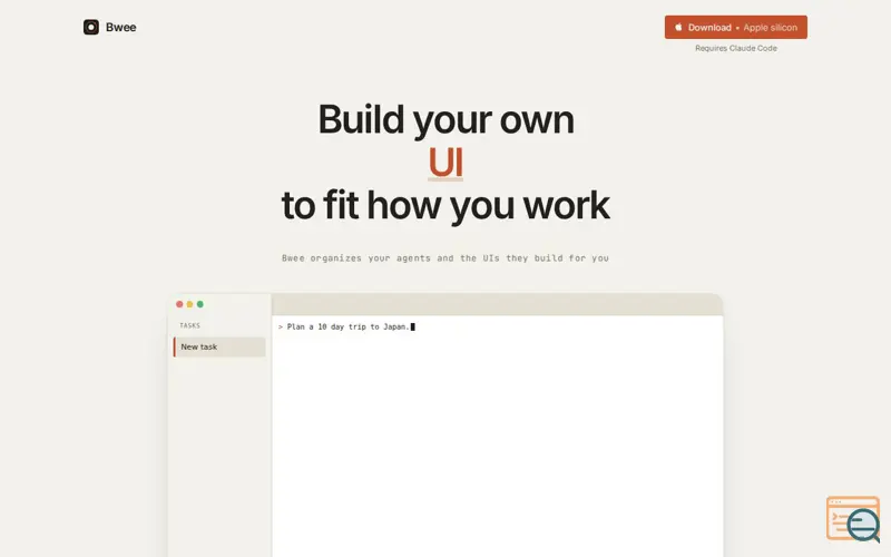 Screenshot of Bwee