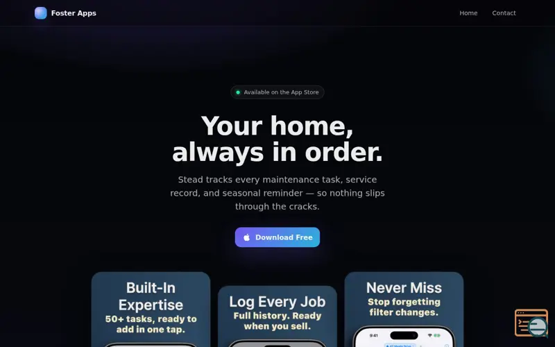 Screenshot of Stead