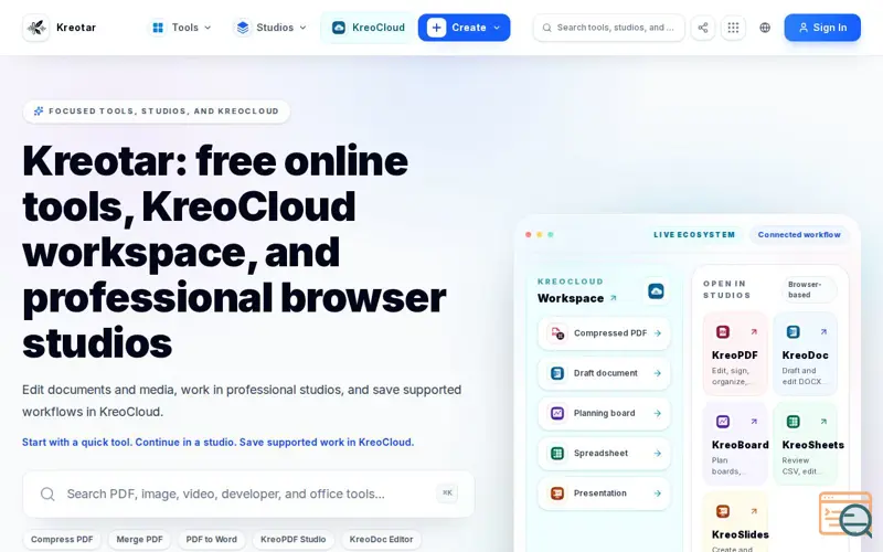 Screenshot of Kreotar