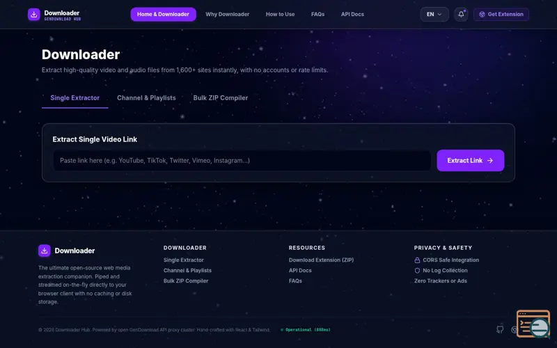 Screenshot of Downloader