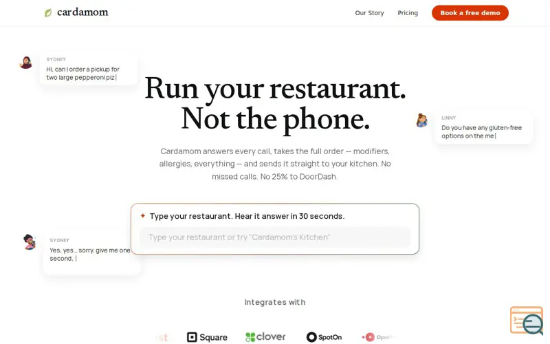 Screenshot of Cardamom