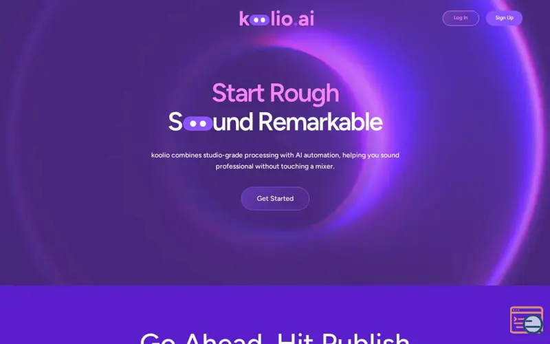 Screenshot of koolio.ai