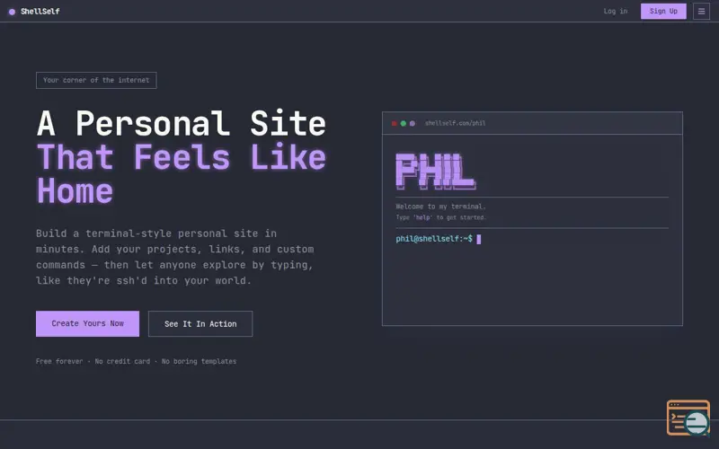 Screenshot of ShellSelf
