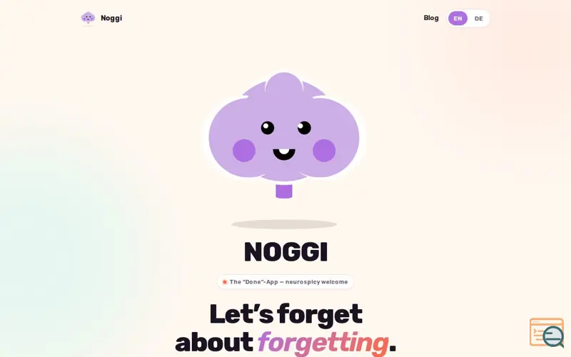 Screenshot of Noggi