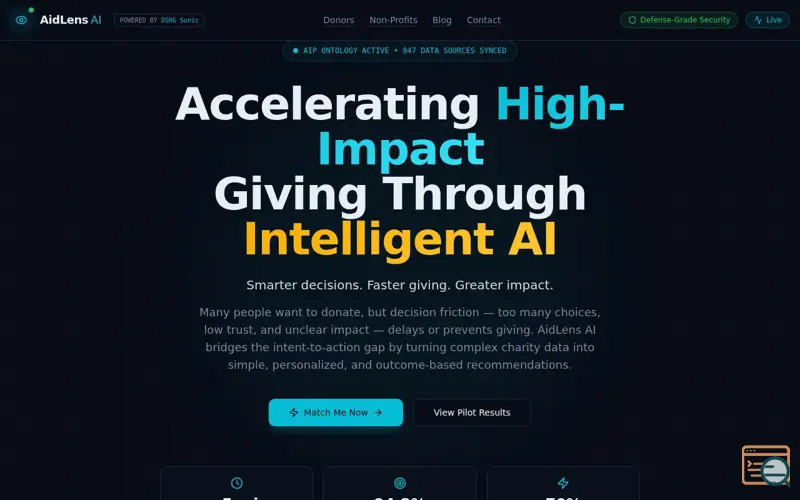 Screenshot of AidlensAI
