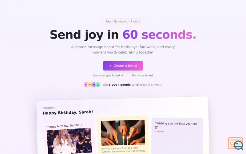 Screenshot of Joynote