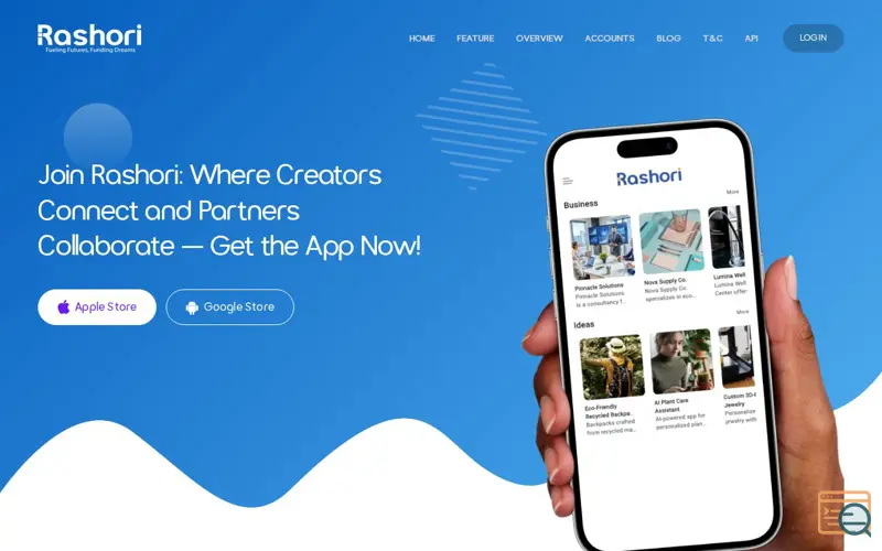 Screenshot of Rashori Ideas & Partners
