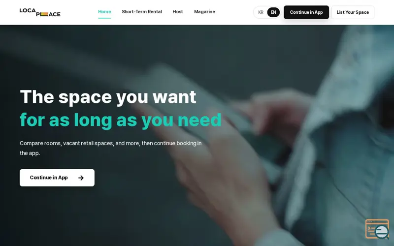 Screenshot of LOCAPLACE
