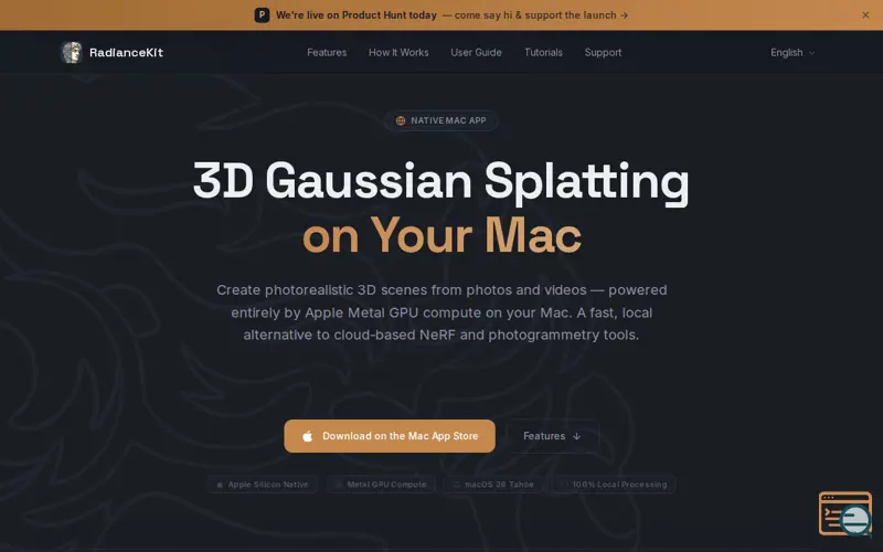 Screenshot of RadianceKit